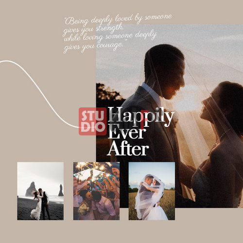 8 Wedding Photography PSD Template