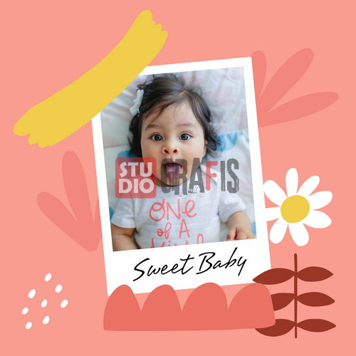 Sweet Baby: 3 Template Foto Kolase